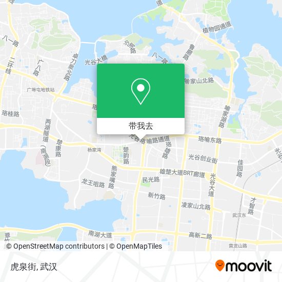虎泉街地图