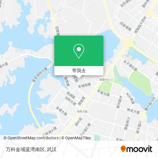 万科金域蓝湾南区地图