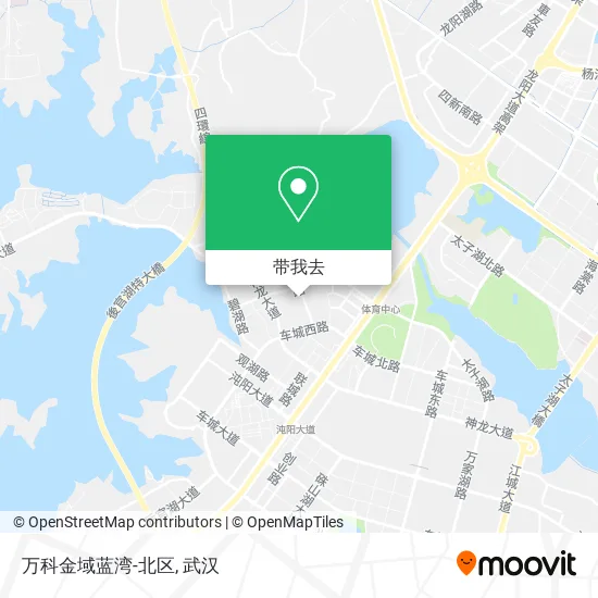 万科金域蓝湾-北区地图