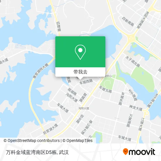 万科金域蓝湾南区D5栋地图