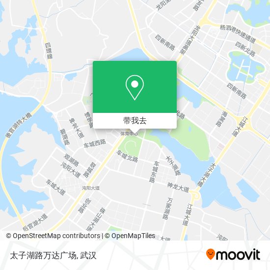 太子湖路万达广场地图