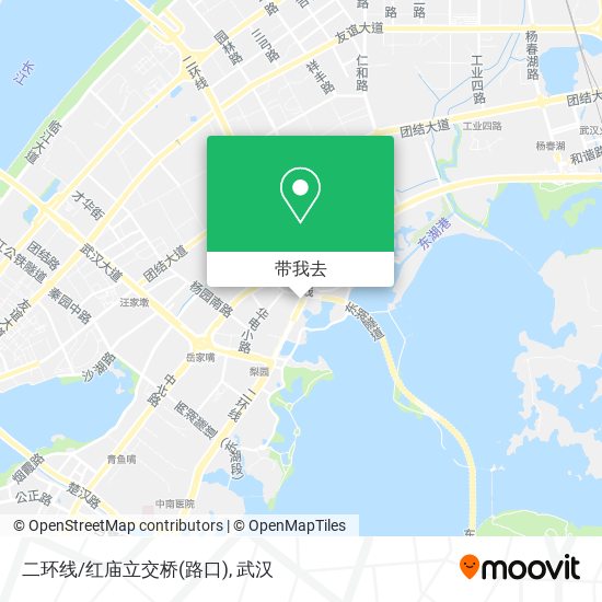 二环线/红庙立交桥(路口)地图