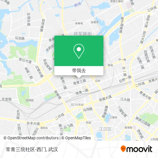 常青三垸社区-西门地图