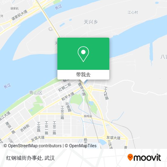 红钢城街办事处地图