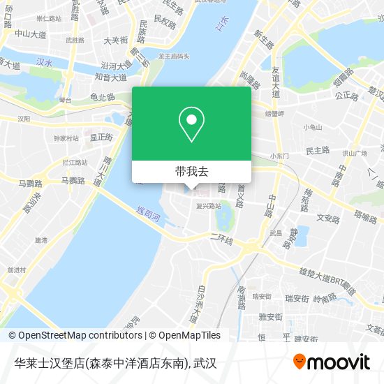 华莱士汉堡店(森泰中洋酒店东南)地图