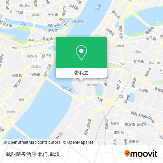 武船商务酒店-北门地图