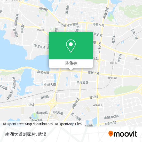 南湖大道刘家村地图