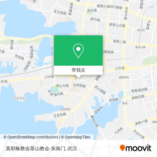 真耶稣教会茶山教会-东南门地图