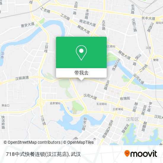 718中式快餐连锁(汉江苑店)地图