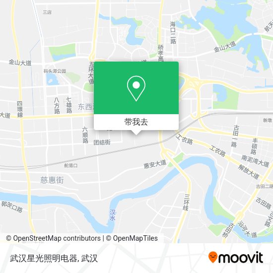 武汉星光照明电器地图