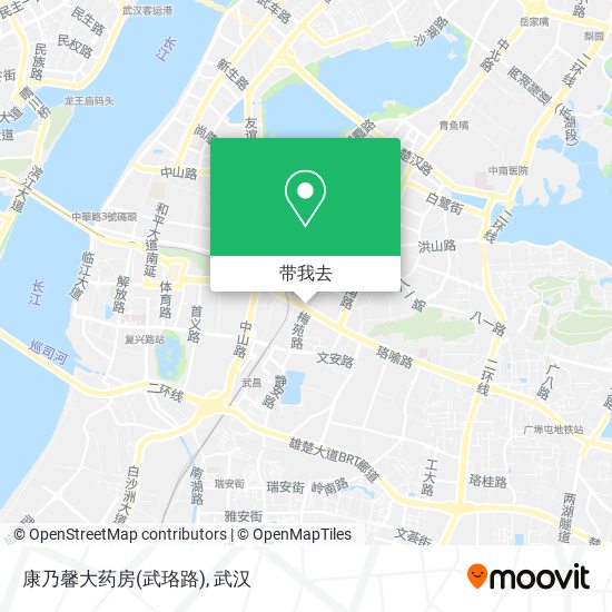 康乃馨大药房(武珞路)地图