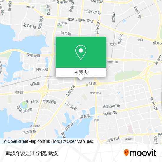 武汉华夏理工学院地图