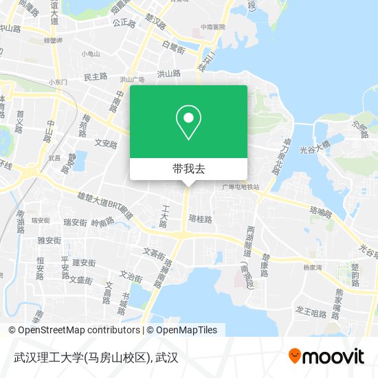 武汉理工大学(马房山校区)地图