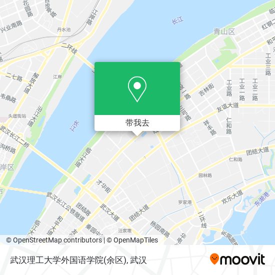 武汉理工大学外国语学院(余区)地图