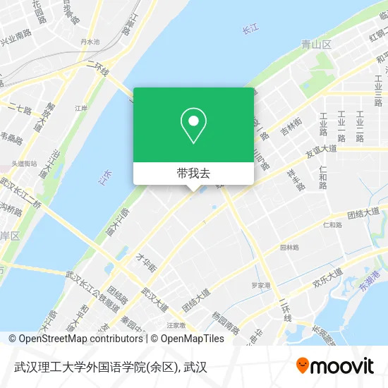 武汉理工大学外国语学院(余区)地图