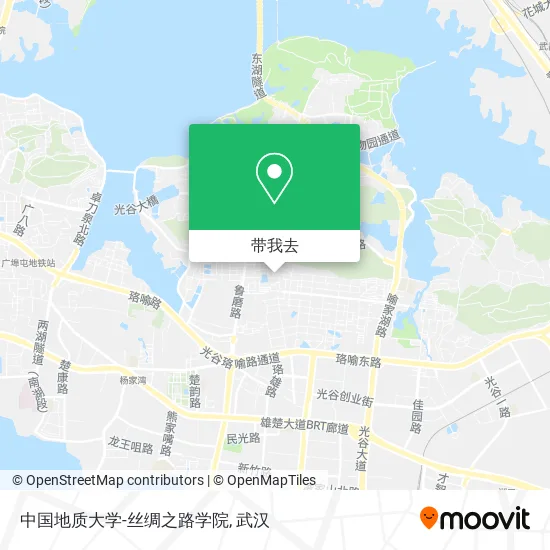 中国地质大学-丝绸之路学院地图