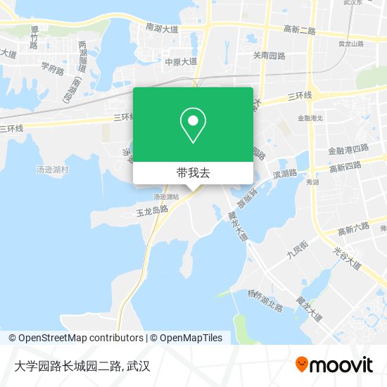 大学园路长城园二路地图