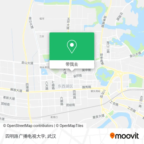 四明路广播电视大学地图