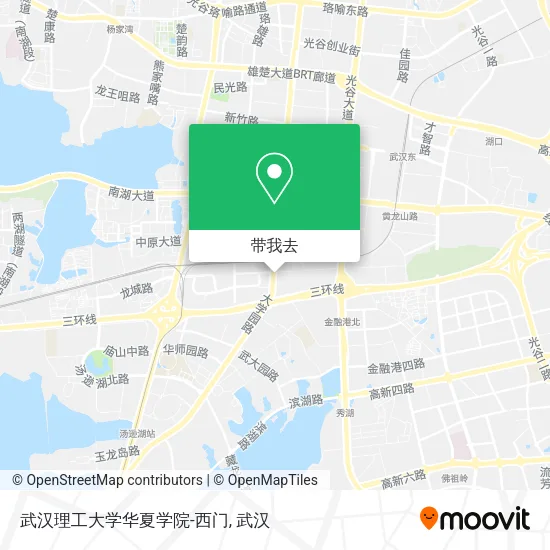 武汉理工大学华夏学院-西门地图