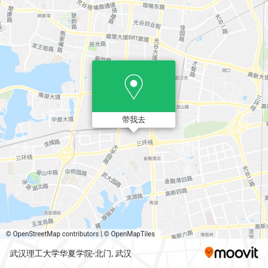 武汉理工大学华夏学院-北门地图