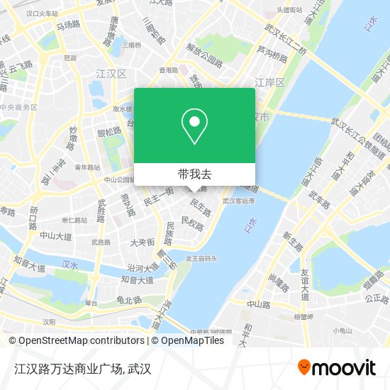江汉路万达商业广场地图