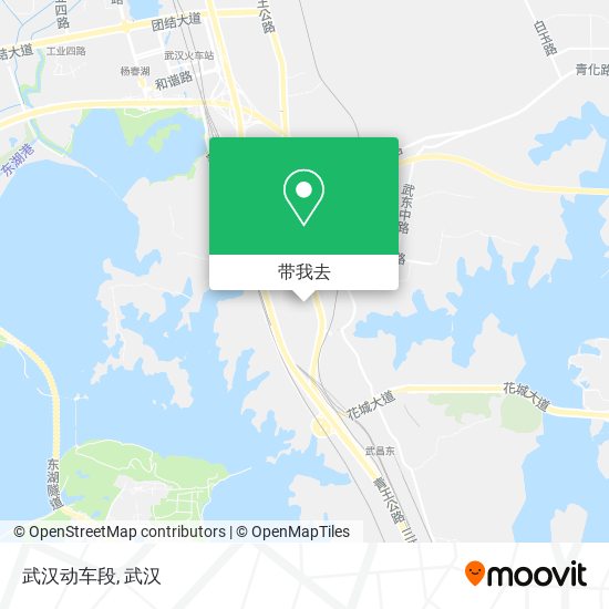 武汉动车段地图