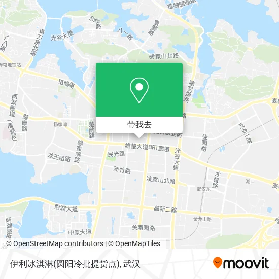 伊利冰淇淋(圆阳冷批提货点)地图