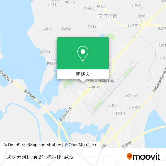 武汉天河机场-2号航站楼地图