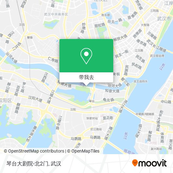 琴台大剧院-北2门地图