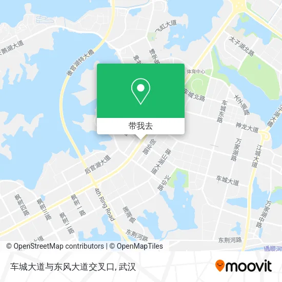 车城大道与东风大道交叉口地图
