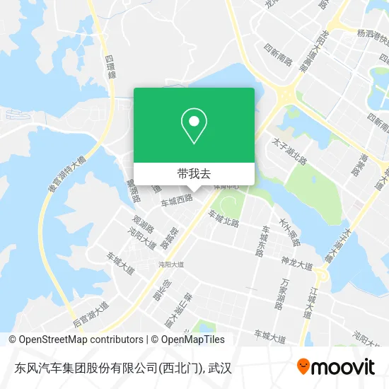 东风汽车集团股份有限公司(西北门)地图