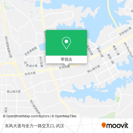 东风大道与全力一路交叉口地图