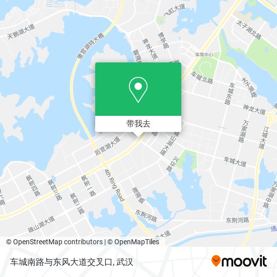 车城南路与东风大道交叉口地图