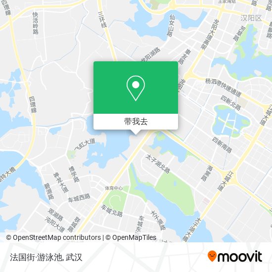 法国街·游泳池地图