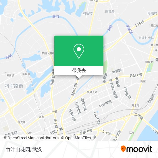 竹叶山花园地图