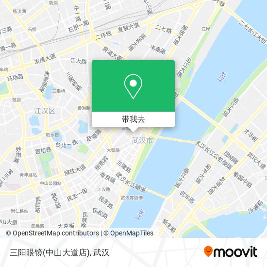 三阳眼镜(中山大道店)地图