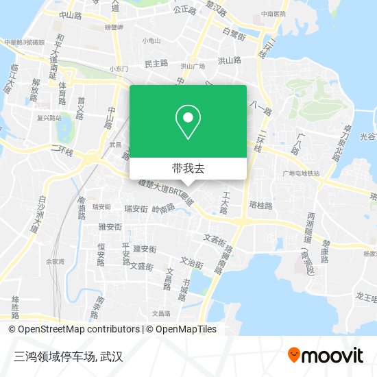 三鸿领域停车场地图