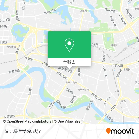 湖北警官学院地图