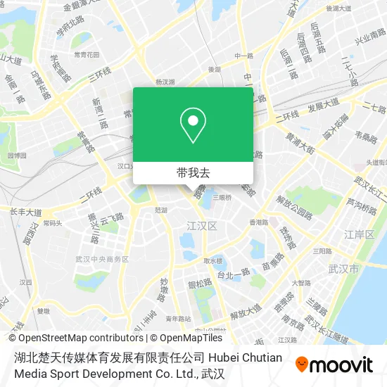 湖北楚天传媒体育发展有限责任公司 Hubei Chutian Media Sport Development Co. Ltd.地图