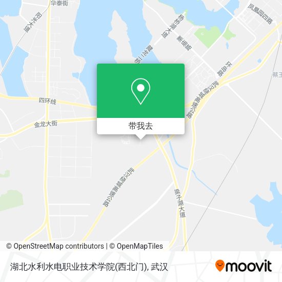 湖北水利水电职业技术学院(西北门)地图