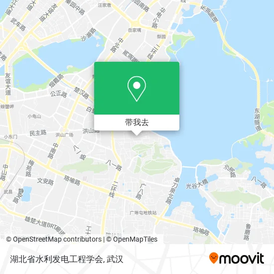 湖北省水利发电工程学会地图