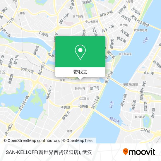 SAN-KELLOFF(新世界百货汉阳店)地图