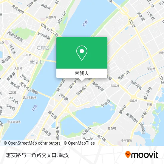 惠安路与三角路交叉口地图