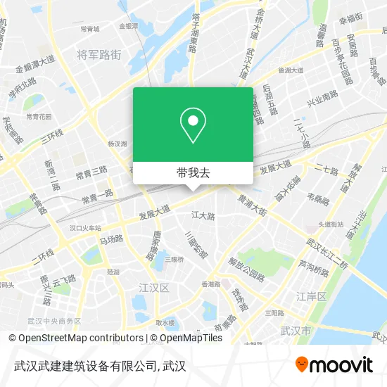 武汉武建建筑设备有限公司地图