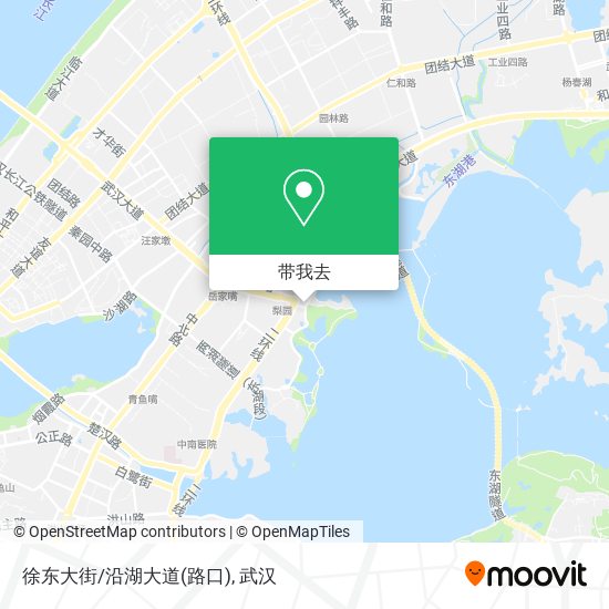 徐东大街/沿湖大道(路口)地图