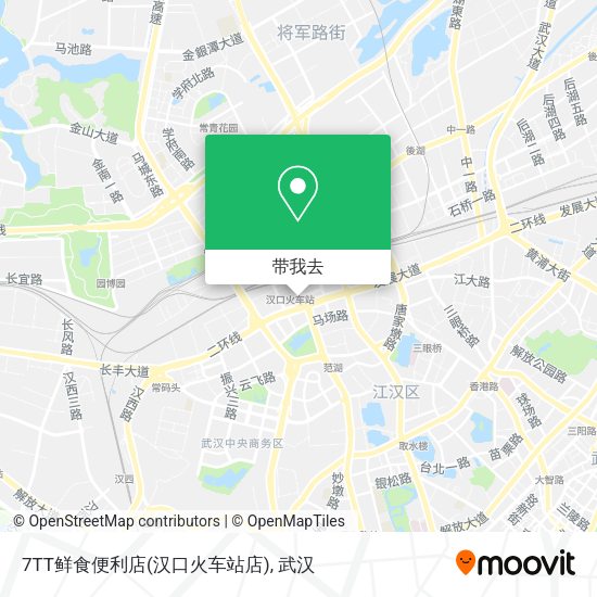 7TT鲜食便利店(汉口火车站店)地图