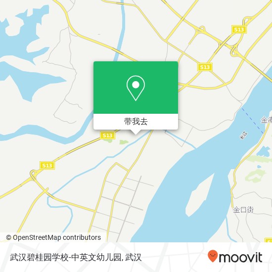 武汉碧桂园学校-中英文幼儿园地图