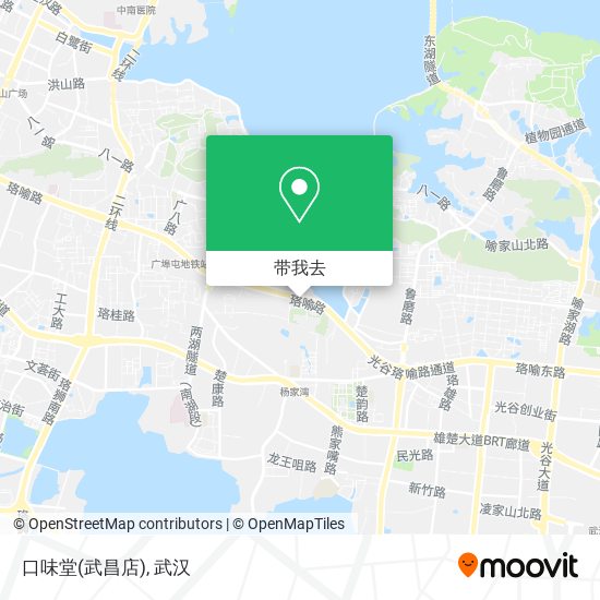 口味堂(武昌店)地图