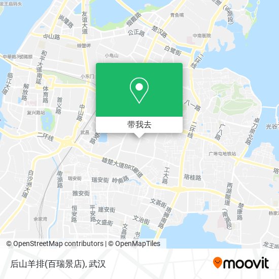 后山羊排(百瑞景店)地图