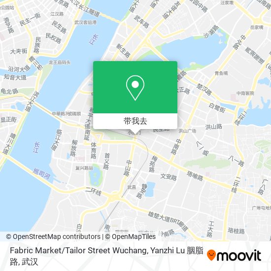 Fabric Market / Tailor Street Wuchang, Yanzhi Lu 胭脂路地图